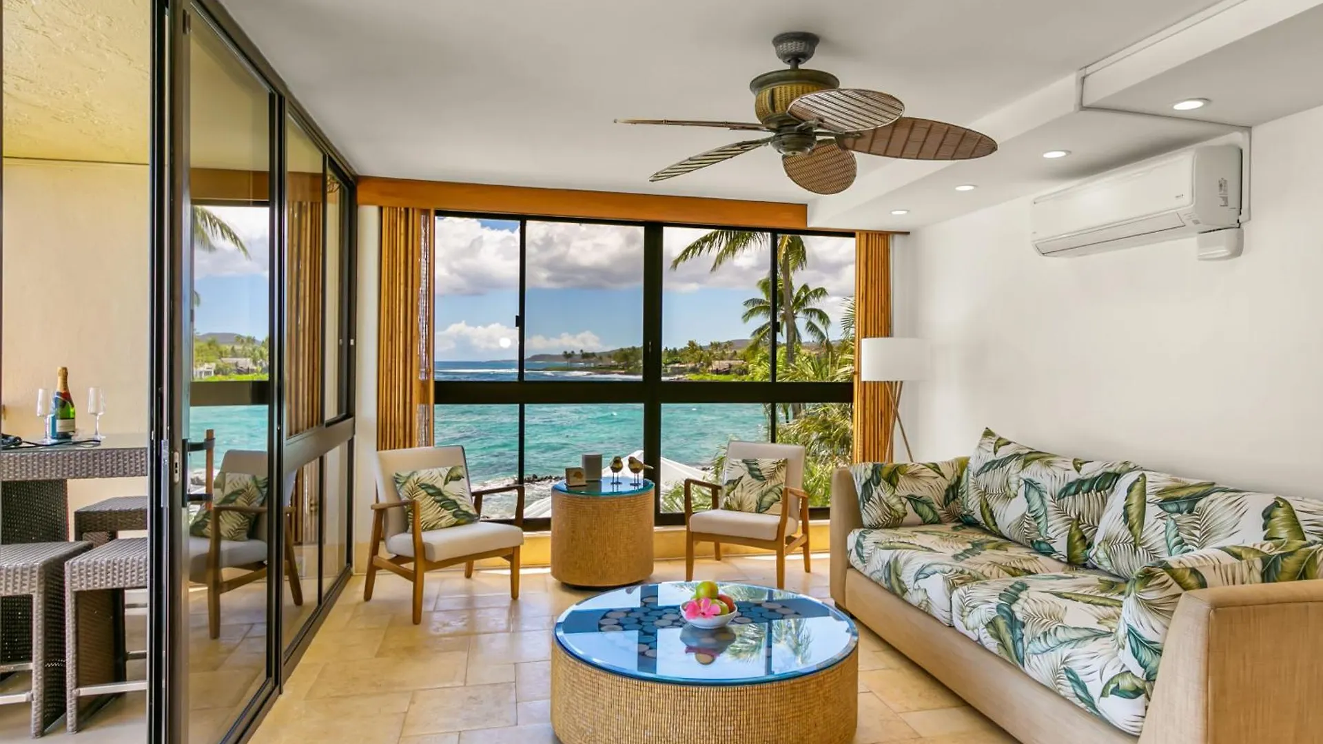 Kuhio Shores 319: Oceanfront In Poipu With A/C! Koloa